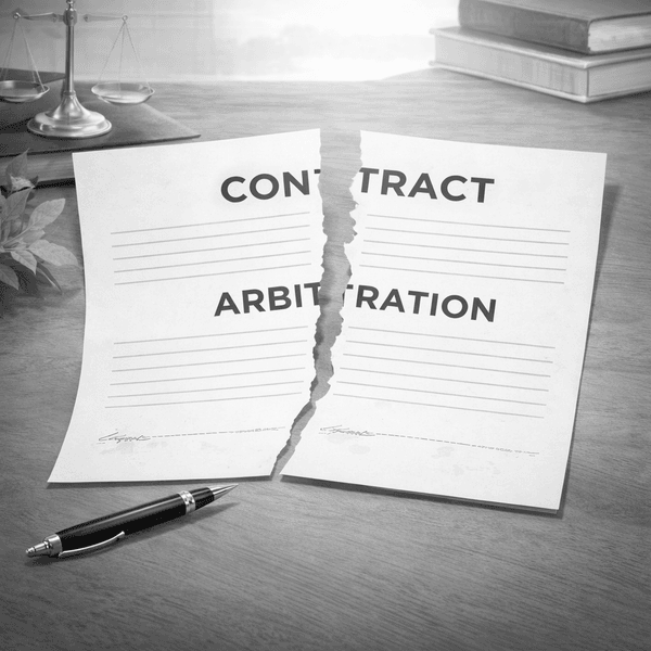 A dispute related to the contract arises